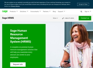 How sageabra.com looks like on a tablet such as an iPad.