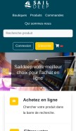 How saildeep.com looks like on a mobile device such as an iPhone.