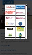 How sakalmediagroup.com looks like on a mobile device such as an iPhone.