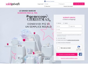 How saldiprivati.com looks like on a tablet such as an iPad.