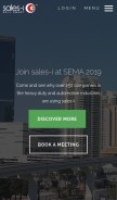 How sales-i.com looks like on a mobile device such as an iPhone.