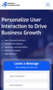 How salesforcedevelopersindia.com looks like on a mobile device such as an iPhone.