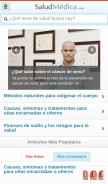 How saludmedica.com looks like on a mobile device such as an iPhone.