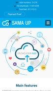 How samaup.co looks like on a mobile device such as an iPhone.