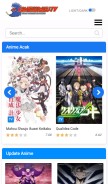 How samehadaku.tv looks like on a mobile device such as an iPhone.