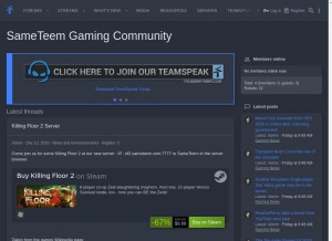How sameteem.com looks like on a tablet such as an iPad.