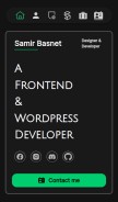 How samirbasnet.com.np looks like on a mobile device such as an iPhone.