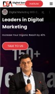 How sandiptrivedi.com looks like on a mobile device such as an iPhone.
