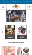 How sandyspetboutique.net looks like on a mobile device such as an iPhone.