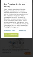 How sanego.de looks like on a mobile device such as an iPhone.