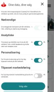 How santanderconsumer.no looks like on a mobile device such as an iPhone.
