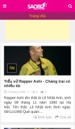 How saobiz.net looks like on a mobile device such as an iPhone.