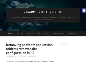How saotn.org looks like on a tablet such as an iPad.