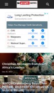 How sapeople.com looks like on a mobile device such as an iPhone.
