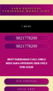 How saraprincesses.com looks like on a mobile device such as an iPhone.