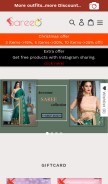 How sareeo.com looks like on a mobile device such as an iPhone.