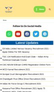 How sarkarinaukrihr.com looks like on a mobile device such as an iPhone.