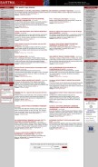 How sartma.com looks like on a mobile device such as an iPhone.