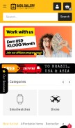 How sasilgallery.com looks like on a mobile device such as an iPhone.