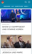 How sat1.de looks like on a mobile device such as an iPhone.