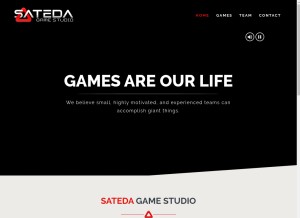 How sateda.net looks like on a tablet such as an iPad.