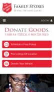How satruck.org looks like on a mobile device such as an iPhone.