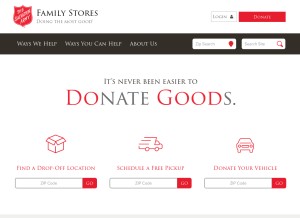 How satruck.org looks like on a tablet such as an iPad.