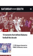 How saturdaydownsouth.com looks like on a mobile device such as an iPhone.