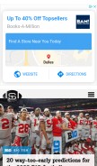 How saturdaytradition.com looks like on a mobile device such as an iPhone.