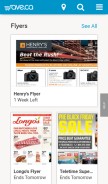How save.ca looks like on a mobile device such as an iPhone.