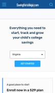 How savingforcollege.com looks like on a mobile device such as an iPhone.