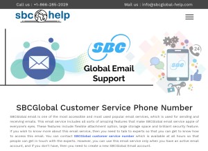 How sbcglobal-help.com looks like on a tablet such as an iPad.