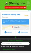 How sbenny.com looks like on a mobile device such as an iPhone.