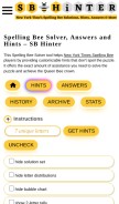 How sbhinter.com looks like on a mobile device such as an iPhone.