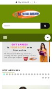 How sbhsarees.com looks like on a mobile device such as an iPhone.