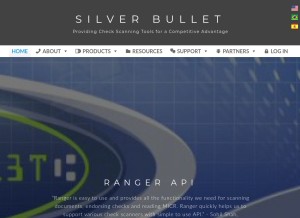 How sbullet.com looks like on a tablet such as an iPad.