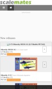 How scalemates.com looks like on a mobile device such as an iPhone.