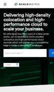How scalematrix.com looks like on a mobile device such as an iPhone.