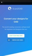 How scan2cad.com looks like on a mobile device such as an iPhone.