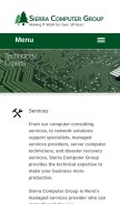 How scgnv.com looks like on a mobile device such as an iPhone.