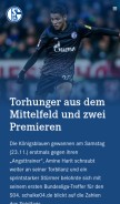 How schalke04.de looks like on a mobile device such as an iPhone.