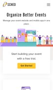 How sched.org looks like on a mobile device such as an iPhone.