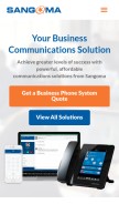 How schmoozecom.com looks like on a mobile device such as an iPhone.