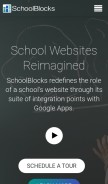 How schoolblocks.com looks like on a mobile device such as an iPhone.
