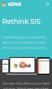 How schoolcurrent.com looks like on a mobile device such as an iPhone.