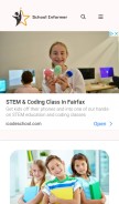 How schoolsinformer.com looks like on a mobile device such as an iPhone.