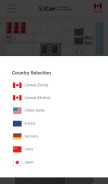 How scican.com looks like on a mobile device such as an iPhone.