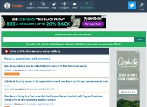 How sciemce.com looks like on a tablet such as an iPad.