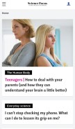 How sciencefocus.com looks like on a mobile device such as an iPhone.