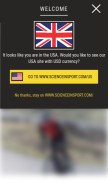 How scienceinsport.com looks like on a mobile device such as an iPhone.